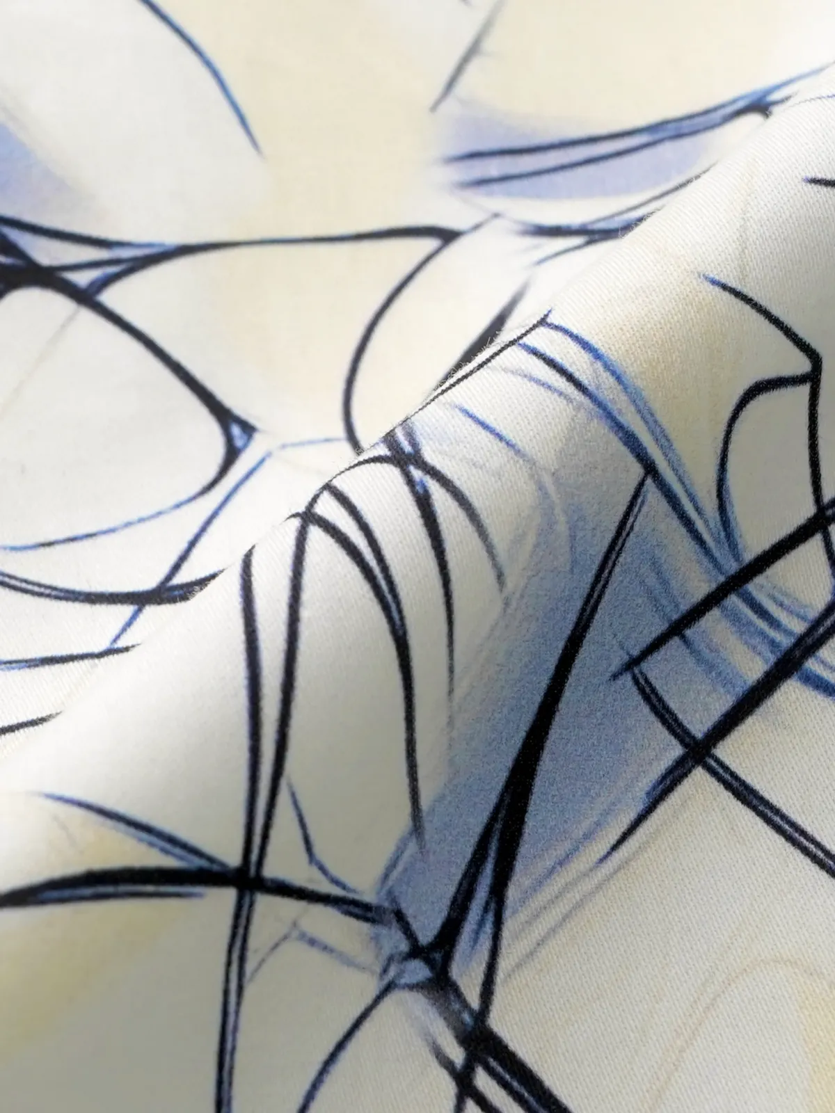 Abstract Print  Inkstorm Shirt - Plain Weave