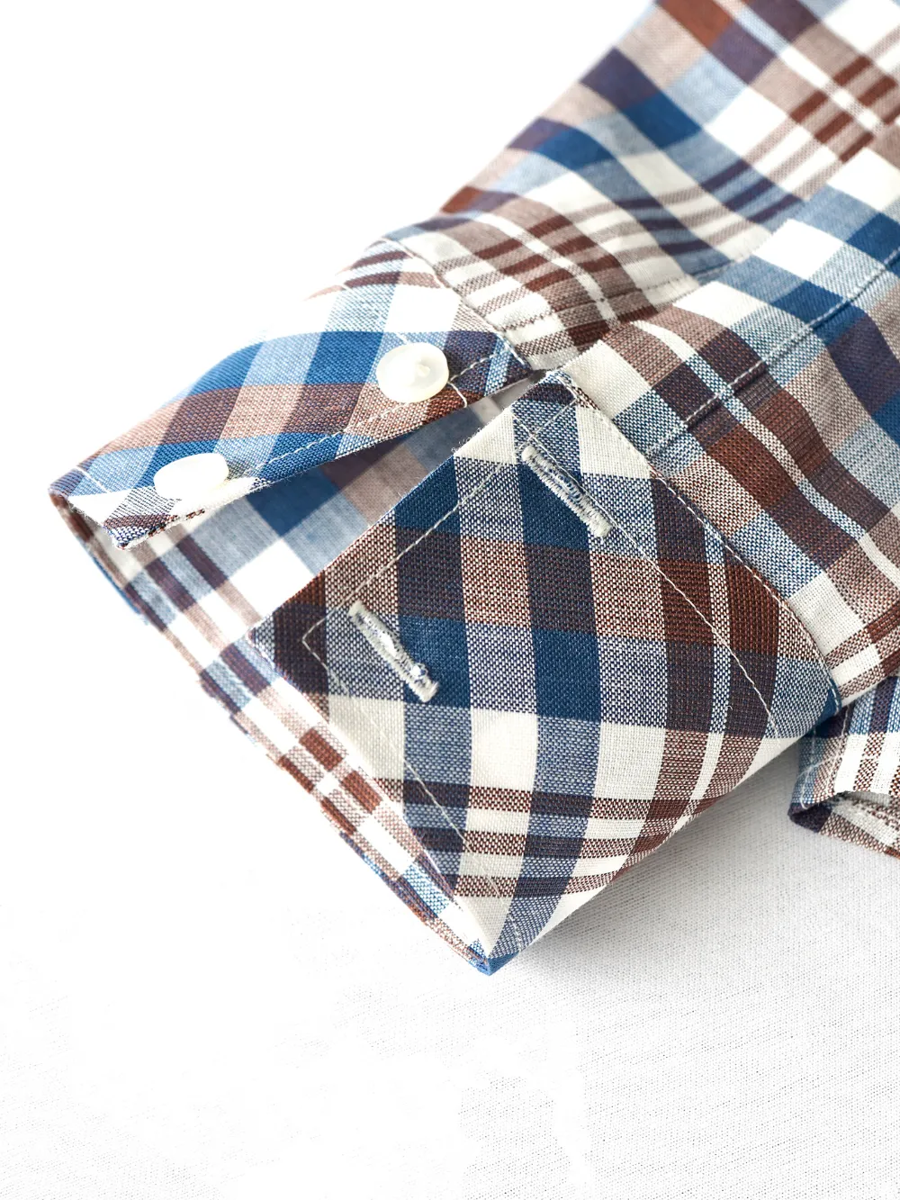 100% Hemp Yard Dyed Checked Shirt