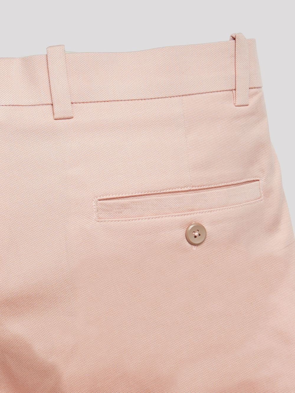 Cotton Chino with Jacquard Weave and Extra Stretch - Peach