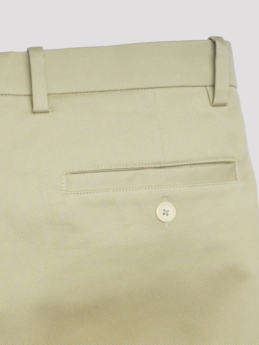 Cotton Chino with Box Weave and Extra Stretch - Khaki