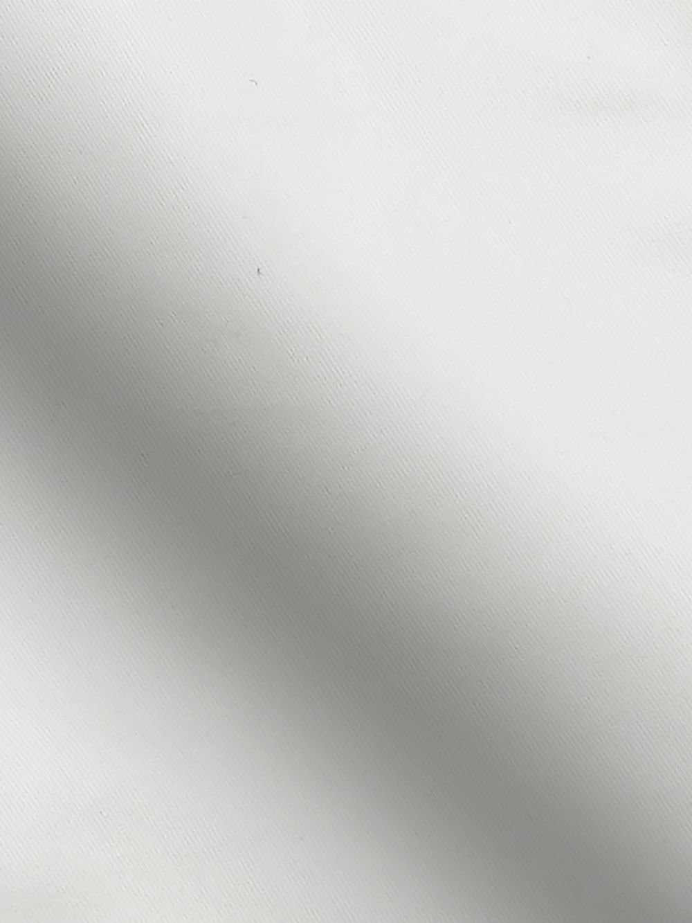 Cotton Chino with Twill Weave and Extra Stretch - White