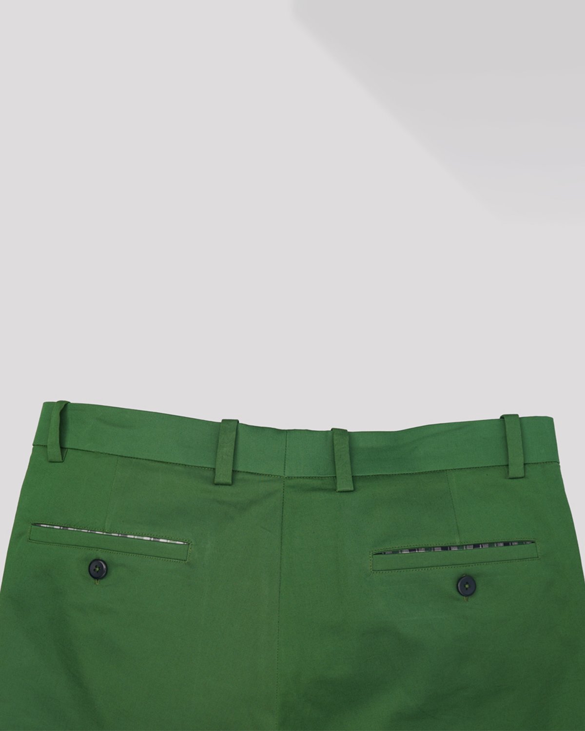 Cotton Chino with Plain Weave and Extra Stretch - Olive