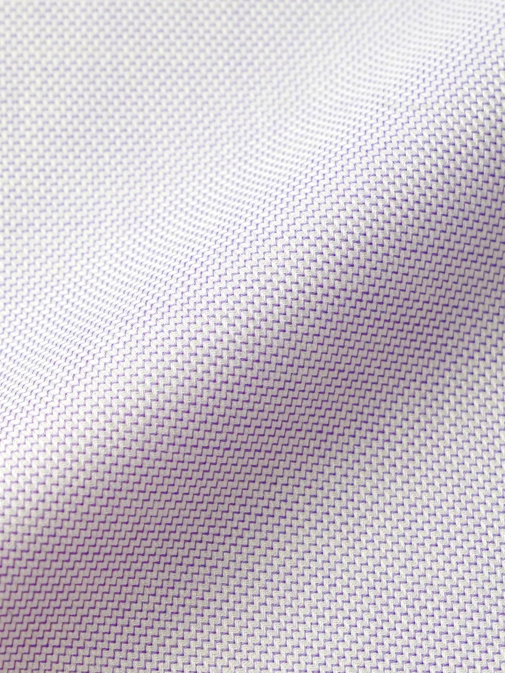 Non-Iron 100% Cotton Light Purple Shirt - Twill Weave