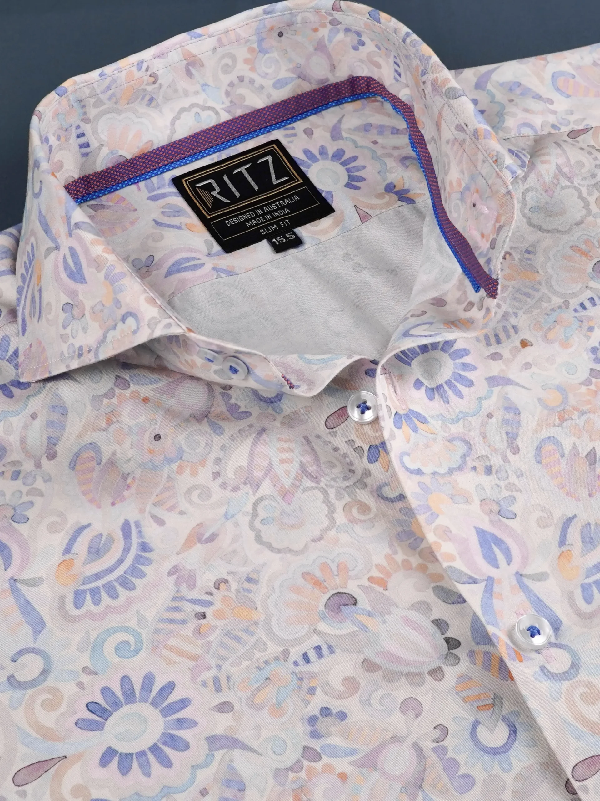 Soft, Pastel Floral Print Whisperflora Shirt