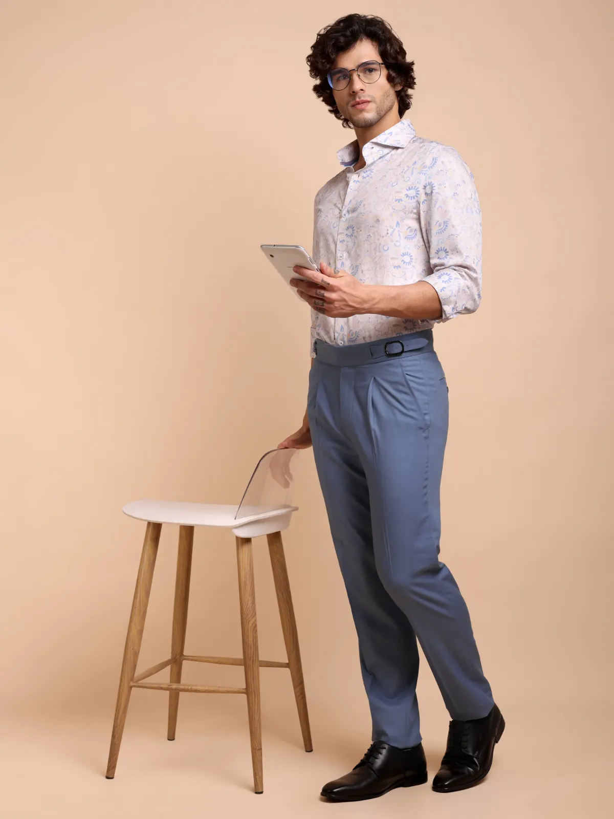 Soft, Pastel Floral Print Whisperflora Shirt
