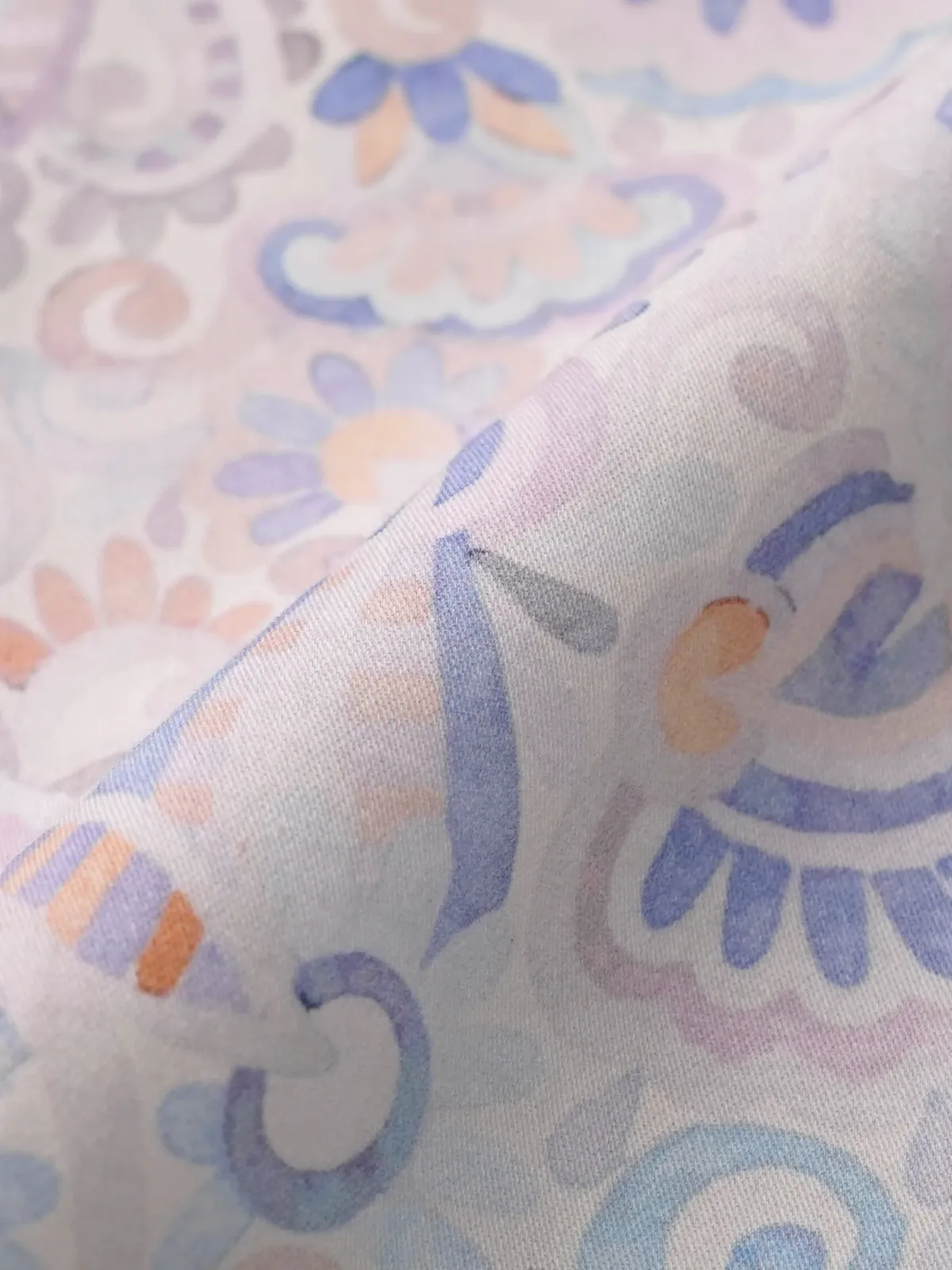 Soft, Pastel Floral Print Whisperflora Shirt