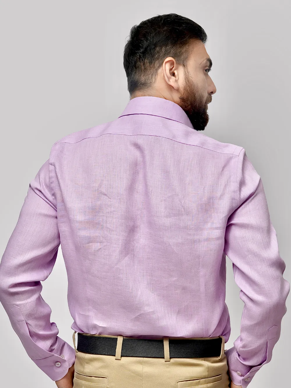 Pure Linen Joyful Pink Shirt