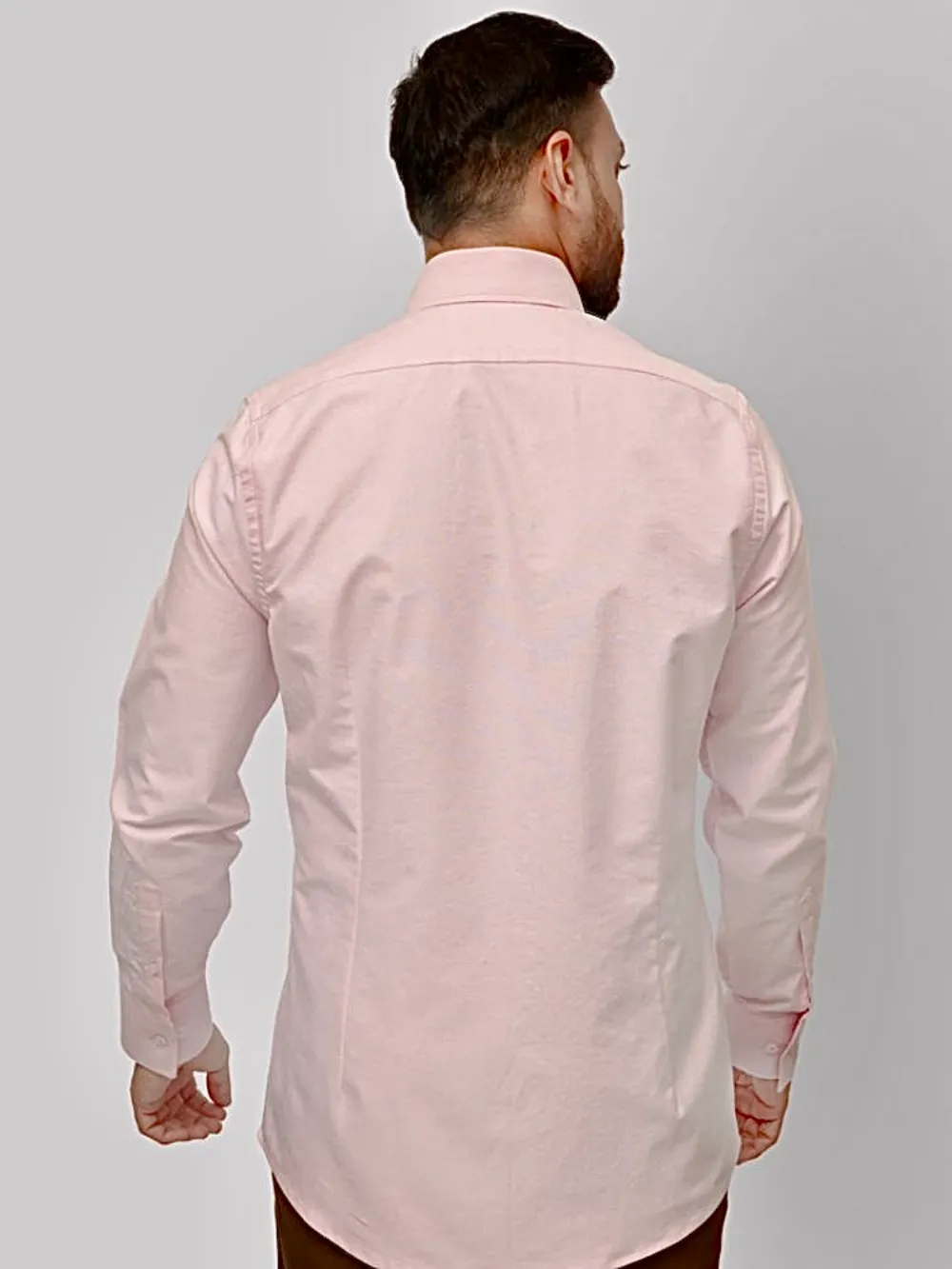 Oxford Button down Collar Shirt - Joyful Pink