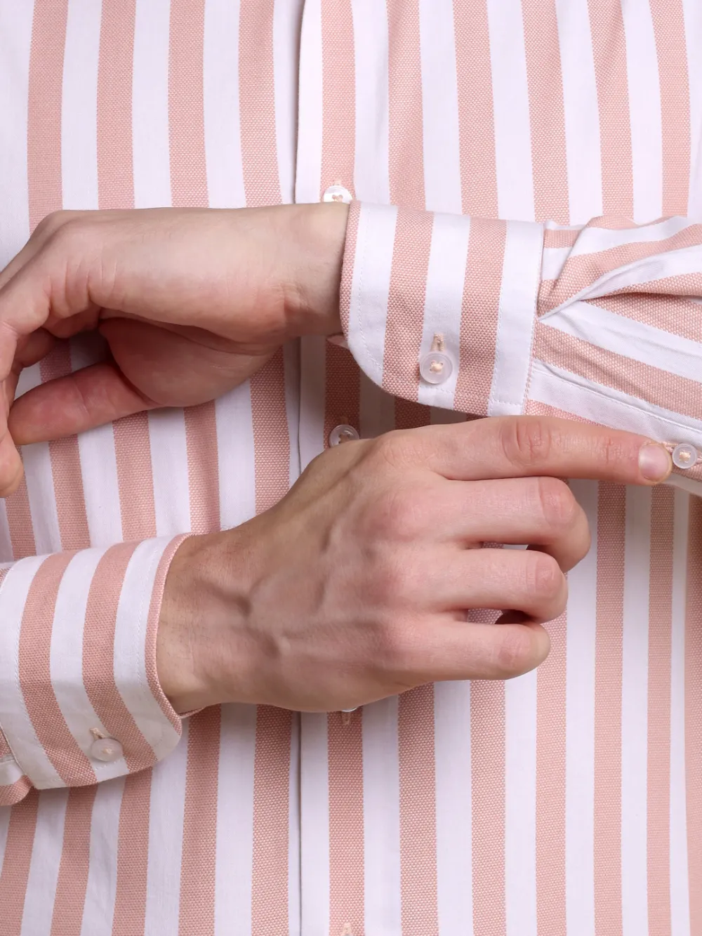 Pure cotton Burgundy and White Striped Shirt and Maroon Trousers Designer Pair