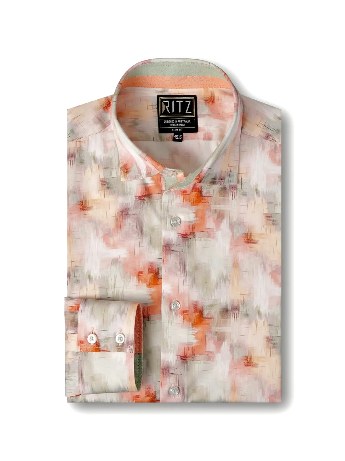 Pure Cotton Watercolour Autumn Shirt