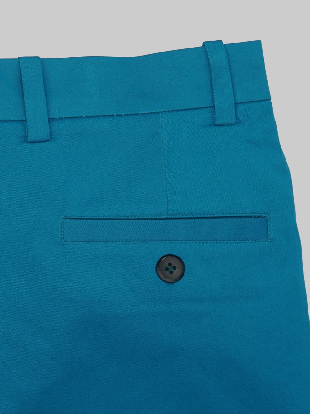Cotton Chino with Plain Weave and Extra Stretch - Sea Blue
