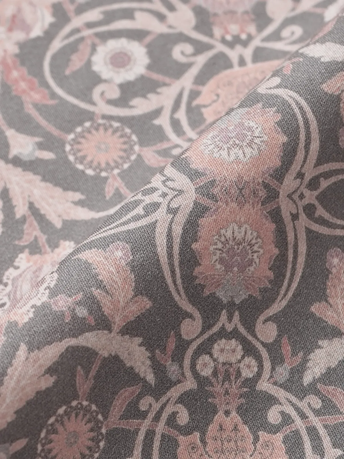 Warm Hues in Grey Base Shadowflora  Print Shirt
